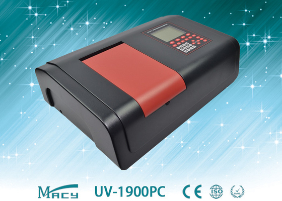 यूवी विजिबल लाइटवेट लेबोरेटरी स्पेक्ट्रोफोटोमीटर डबल बीम 2.0nm